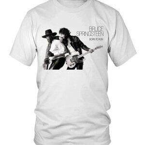 Bruce Springsteen T-Shirt Born To Run Rock Music Fan Graphic Retro Tee 96